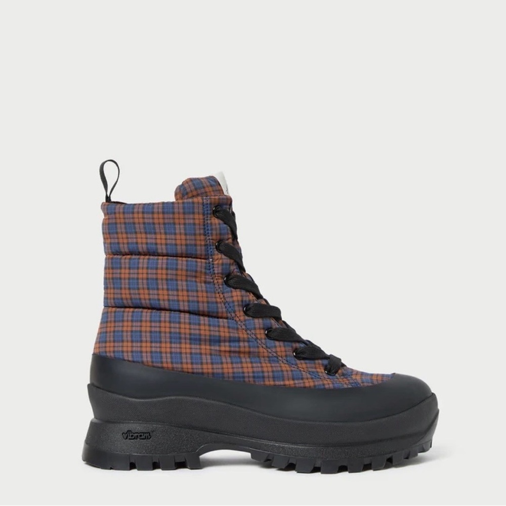 Loeffler Randall - Davey Navy/Rust Weather Boot